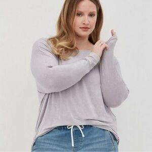 Torrid Purple Long Sleeve Tee